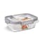 Core Kitchen 51.4oz Glass Food Storage Container w/ Glass Vented Lid - Pewter 50780 - alternate 1